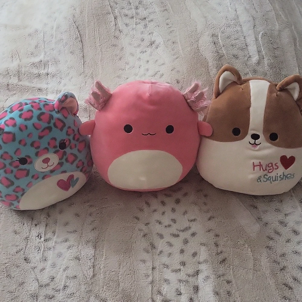 9-inch 💚 ALL 3  💚Squishmallow 🩵🩵 Must have🚀 🎀 - Picture 2 of 5